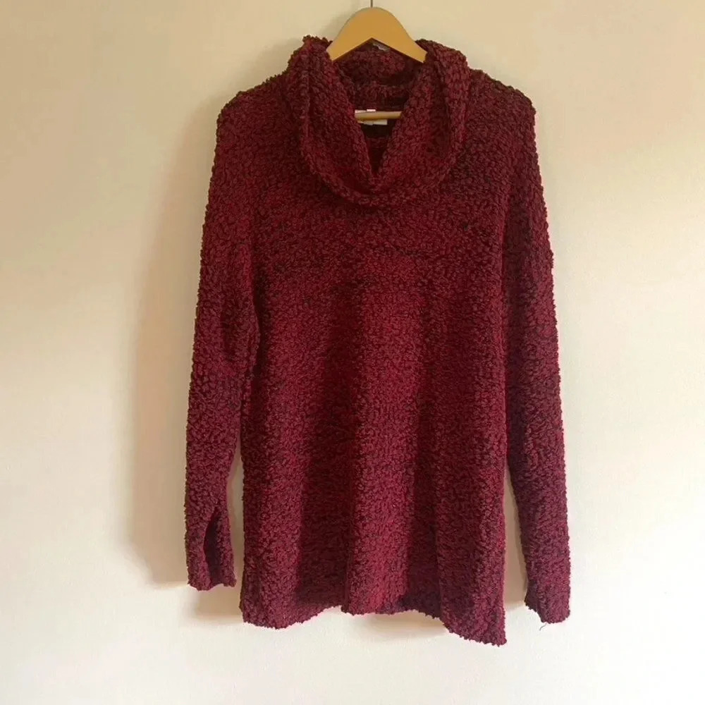 Jessica Simpson Chunky Knit Cowl Neck Sweater - Picture 4 of 11